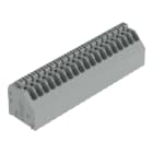WAGO - Leiterplattenklemme, Drücker, 0,5mm², grau