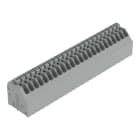 WAGO - Leiterplattenklemme, Drücker, 0,5mm², grau