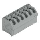 WAGO - Leiterplattenklemme, Drücker, 1,5mm², grau