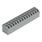 WAGO - Leiterplattenklemme, Drücker, 1,5mm², grau