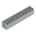 WAGO - Leiterplattenklemme, Drücker, 1,5mm², grau