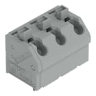 WAGO - Leiterplattenklemme, Drücker, 1,5mm², grau