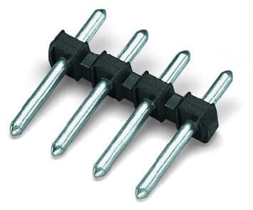 WAGO - THT-Stiftleiste, Rastermaß 3,5mm, 2-polig, schwarz