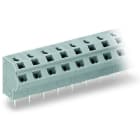 WAGO - 2-Leiter-Leiterplattenklemme, 0,75mm², Rastermaß 7, 5/7, 62mm, grau