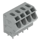 WAGO - Leiterplattenklemme, 2,5mm², Rastermaß 5/5, 08mm, grau
