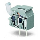 WAGO - Anreihbare Leiterplattenklemme, Drücker, 2,5mm², blau