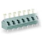 WAGO - Leiterplattenklemme, Drücker, 2,5mm², lichtgrau