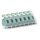 WAGO - Leiterplattenklemme, Drücker, 2,5mm², grau