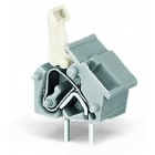 WAGO - Anreihbare Leiterplattenklemme, Drücker, 2,5mm², hellgrün