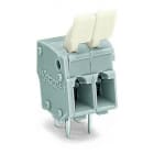 WAGO - Leiterplattenklemme, Fingerdrücker, 2,5mm², grau