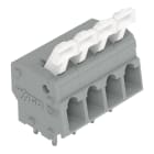 WAGO - Leiterplattenklemme, Drücker, 2,5mm², grau