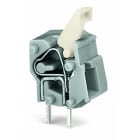 WAGO - Anreihbare Leiterplattenklemme, Drücker, 2,5mm², dunkelgrau