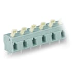 WAGO - Leiterplattenklemme, Drücker, 2,5mm², grau