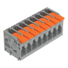 WAGO - Leiterplattenklemme, Hebel, 4mm², grau