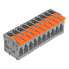 WAGO - Leiterplattenklemme, Hebel, 4mm², grau