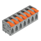 WAGO - Leiterplattenklemme, Hebel, 4mm², grau