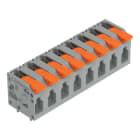 WAGO - Leiterplattenklemme, Hebel, 4mm², grau