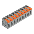 WAGO - Leiterplattenklemme, Hebel, 4mm², grau