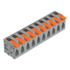 WAGO - Leiterplattenklemme, Hebel, 4mm², grau