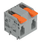WAGO - Leiterplattenklemme, Hebel, 4mm², grau