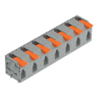 WAGO - Leiterplattenklemme, Hebel, 4mm², grau
