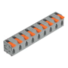 WAGO - Leiterplattenklemme, Hebel, 4mm², grau