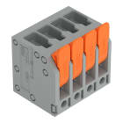 WAGO - Leiterplattenklemme, Hebel, 4mm², grau