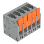 WAGO - Leiterplattenklemme, Hebel, 4mm², grau