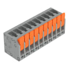 WAGO - Leiterplattenklemme, Hebel, 4mm², grau