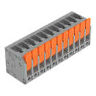 WAGO - Leiterplattenklemme, Hebel, 4mm², grau