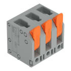 WAGO - Leiterplattenklemme, Hebel, 4mm², grau