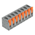 WAGO - Leiterplattenklemme, Hebel, 4mm², grau