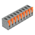 WAGO - Leiterplattenklemme, Hebel, 4mm², grau