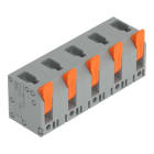 WAGO - Leiterplattenklemme, Hebel, 4mm², grau