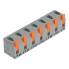 WAGO - Leiterplattenklemme, Hebel, 4mm², grau
