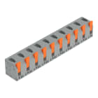 WAGO - Leiterplattenklemme, Hebel, 4mm², grau
