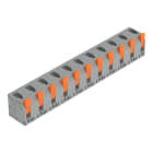 WAGO - Leiterplattenklemme, Hebel, 4mm², grau