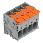 WAGO - Leiterplattenklemme, Hebel, 6mm², grau