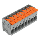 WAGO - Leiterplattenklemme, Hebel, 6mm², grau