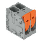 WAGO - Leiterplattenklemme,Hebel,6 mm²,grau