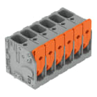 WAGO - Leiterplattenklemme, Hebel, 6mm², grau