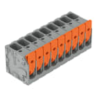 WAGO - Leiterplattenklemme, Hebel, 6mm², grau