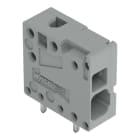 WAGO - Leiterplattenklemme, 4mm², Rastermaß 5mm, grau