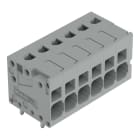 WAGO - Leiterplattenklemme, 4mm², Rastermaß 5mm, grau