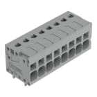 WAGO - Leiterplattenklemme, 4mm², Rastermaß 5mm, grau