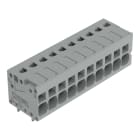 WAGO - Leiterplattenklemme, 4mm², Rastermaß 5mm, grau