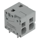 WAGO - Leiterplattenklemme, 4mm², Rastermaß 7,5mm, grau