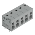 WAGO - Leiterplattenklemme, 4mm², Rastermaß 7,5mm, grau