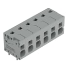 WAGO - Leiterplattenklemme, 4mm², Rastermaß 7,5mm, grau
