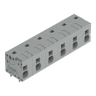 WAGO - Leiterplattenklemme, 4mm², Rastermaß 11,5mm, grau